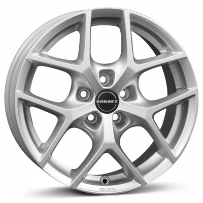 Borbet Y R16 W7 PCD5x108 ET45 DIA72.5 Silver