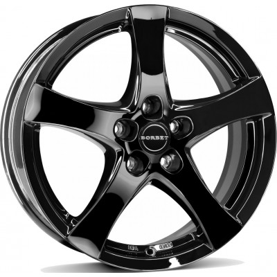 Borbet F R16 W6.5 PCD4x98 ET35 DIA64.1 Black Glossy