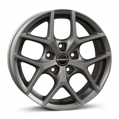 Borbet Y R16 W7 PCD5x100 ET38 DIA57.1 Titanium Matt