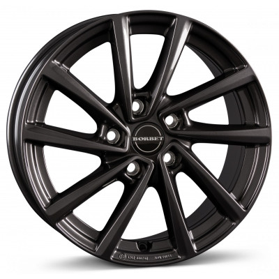 Borbet V R16 W7 PCD5x112 ET48 DIA57.1 Mistral Anthracite Glossy