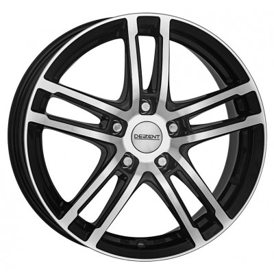 Dezent TZ R15 W6 PCD4x100 ET40 DIA60.1 Black Polished
