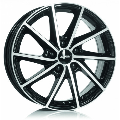 Alutec Singa R15 W6 PCD4x100 ET47 DIA54.1 Black Polished Front