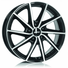 Alutec Singa R15 W6 PCD5x100 ET38 DIA57.1 Black Polished Front