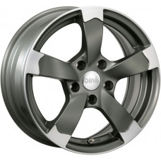 DBV Torino II R15 W6.5 PCD5x100 ET38 DIA57.1 Anthracite Matt Polished