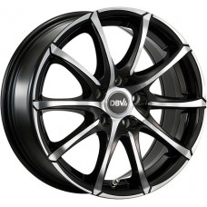 DBV Tropez R15 W6.5 PCD5x114.3 ET40 DIA74.1 Black Front Polished