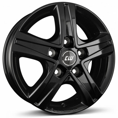 Borbet CWD R16 W6.5 PCD5x114.3 ET45 DIA66.1 Black Glossy