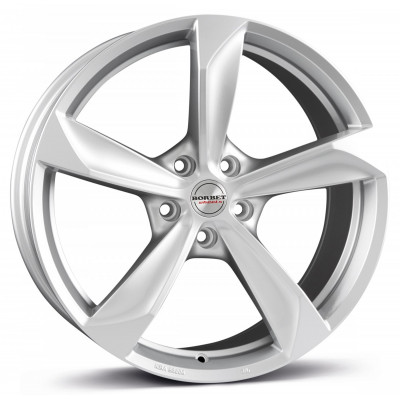 Borbet S R17 W8 PCD5x112 ET40 DIA72.5 Silver