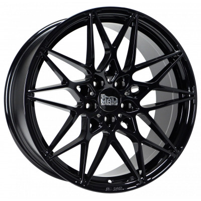 Mam B2 R18 W8 PCD5x120 ET35 DIA72.6 Black Painted