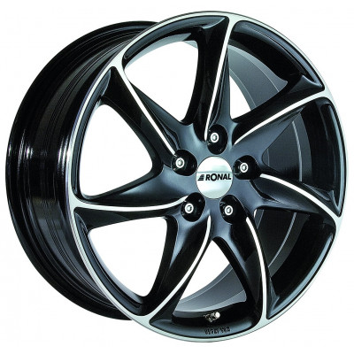 Ronal R51 R16 W7 PCD5x112 ET50 DIA76.1 Jetblack Polished