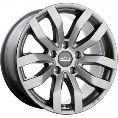 CMS C22 R17 W7.5 PCD5x112 ET47 DIA66.6 Titanium Gloss