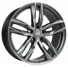 Mam RS3 R18 W8 PCD5x112 ET30 DIA66.6 Matt Palladium Front Polished