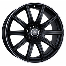 Keskin KT16 Dynamic R18 W8 PCD5x112 ET30 DIA66.6 Matt Black Lip Polished