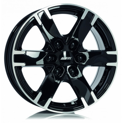 Alutec Titan R16 W7 PCD6x130 ET55 DIA84.1 Black Polished Front