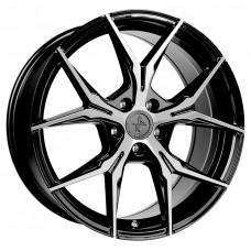 Keskin KT19 Angel R18 W8 PCD5x112 ET45 DIA72.6 Black Front Polished