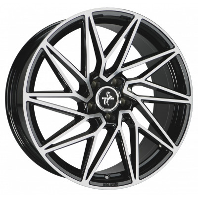 Keskin KT20 Future R18 W8 PCD5x112 ET45 DIA72.6 Black Front Polished