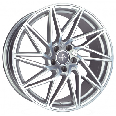 Keskin KT20 Future R18 W8 PCD5x112 ET30 DIA72.6 Silver Front Polished