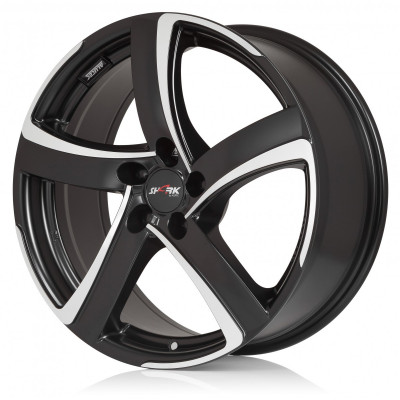 Alutec Shark R16 W7 PCD5x115 ET38 DIA70.2 Racing Black Front Polished