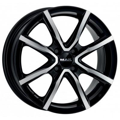 Mak Milano 4 R15 W5.5 PCD4x100 ET45 DIA56.1 Black Mirror