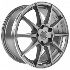 ProLine Wheels UX100 R17 W7 PCD5x105 ET38 DIA56.6 Grey Rim Polished