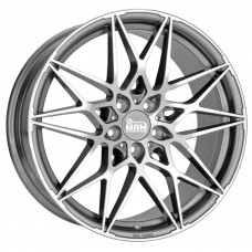 Mam B2 R19 W8.5 PCD5x112 ET30 DIA72.6 Palladium Front Polished