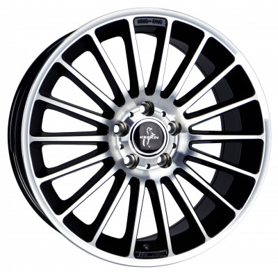Keskin KT15 Speed R19 W8.5 PCD5x120 ET35 DIA72.6 Black Front Polished