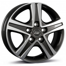 Borbet CWD R17 W7 PCD5x108 ET46 DIA65.1 Mistral Anthracite Glossy Polished