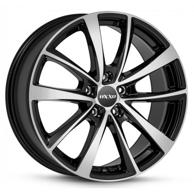 Oxxo Vidorra (OX18) R17 W7 PCD5x114.3 ET48 DIA72.6 Black Polished