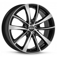 Oxxo Vidorra (OX18) R17 W7 PCD5x100 ET48 DIA63.4 Black Polished