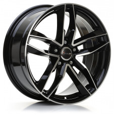 Avus Racing AF16 R17 W7.5 PCD5x112 ET29 DIA66.6 Black Polished