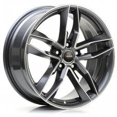 Avus Racing AF16 R17 W7.5 PCD5x100 ET36 DIA57.1 Matt Anthracite Polished