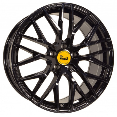 Mam RS4 R19 W8.5 PCD5x114.3 ET40 DIA72.6 Black Painted