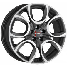 Mak Torino R16 W6.5 PCD4x100 ET40 DIA56.6 Gun Metallic Mirror Face