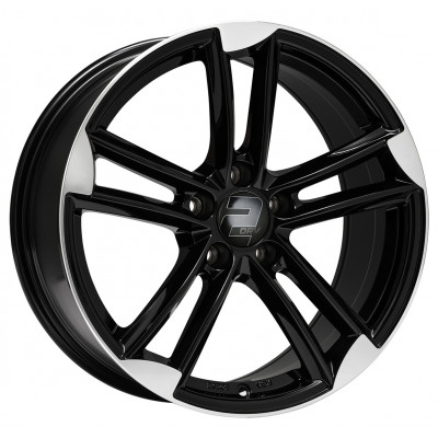WheelWorld WH27 R18 W8 PCD5x112 ET35 DIA66.6 Black Gloss Polished
