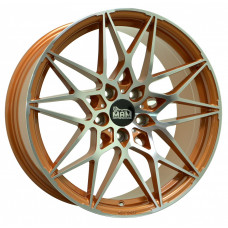 Mam B2 R19 W8.5 PCD5x112 ET30 DIA72.6 Orange Front Polished