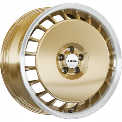 Ronal R50 Aero R16 W7.5 PCD4x100 ET38 DIA68.1 Racing Gold Polished