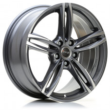 Avus Racing AF15 R17 W7.5 PCD5x112 ET30 DIA66.6 Anthracite Polished