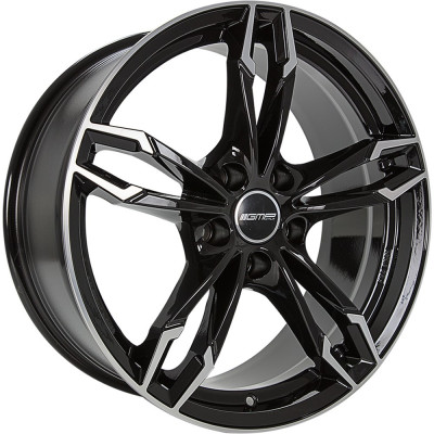 GMP Italia Dea R18 W8 PCD5x112 ET43 DIA66.6 Black Diamond