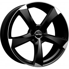 GMP Italia Ican R17 W7.5 PCD5x112 ET35 DIA66.6 Satin Black Diamond