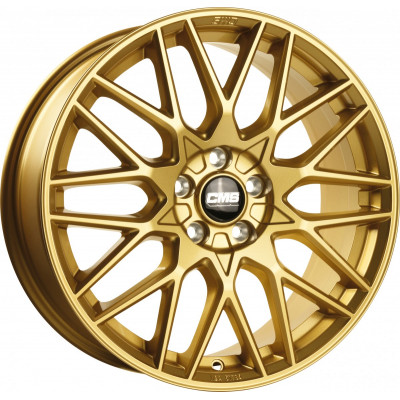 CMS C25 R17 W7 PCD5x112 ET49 DIA57.1 Gold Gloss