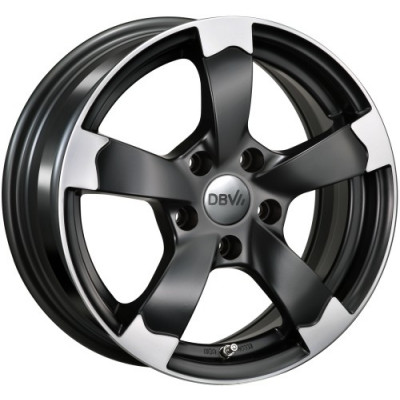 DBV Torino II R19 W8.5 PCD5x112 ET45 DIA66.6 Black Matt Polished