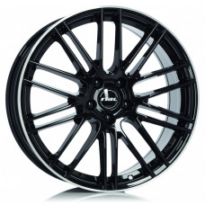 Rial Kibo R18 W8 PCD5x112 ET42 DIA70.1 Black Polished