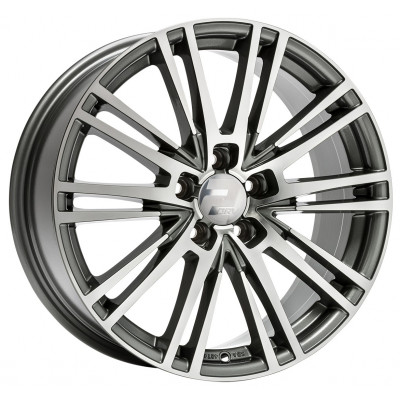 WheelWorld WH18 R17 W7.5 PCD5x112 ET45 DIA66.6 Daytona Grey High Polished