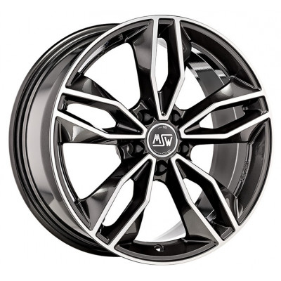 MSW 71 R17 W7.5 PCD5x108 ET45 DIA73.1 Gloss Dark Grey Full Polished