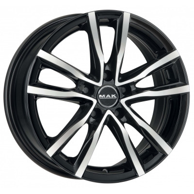 Mak Milano 5 R16 W6.5 PCD5x108 ET35 DIA72.1 Black Mirror