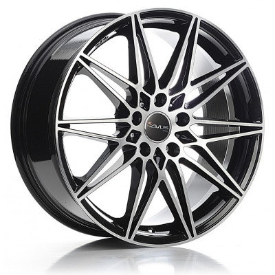 Avus Racing AC-MB5 R18 W8 PCD5x112 ET42 DIA66.6 Black Polished