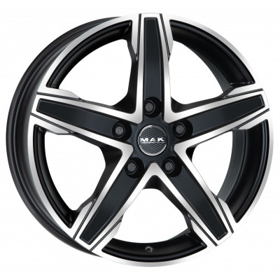 Mak King 5 R16 W7 PCD5x108 ET46 DIA65.1 Ice Black