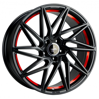 Keskin KT20 Future R19 W8.5 PCD5x120 ET35 DIA72.6 Matt Black Red Inside