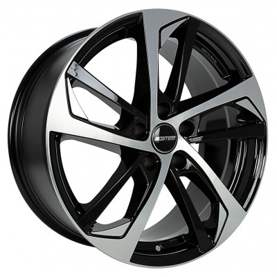 GMP Italia Katana R18 W8 PCD5x108 ET45 DIA63.4 Black Diamond