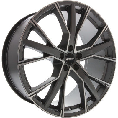 GMP Italia Gunner R18 W8 PCD5x112 ET35 DIA66.6 Matt Anthracite Diamond