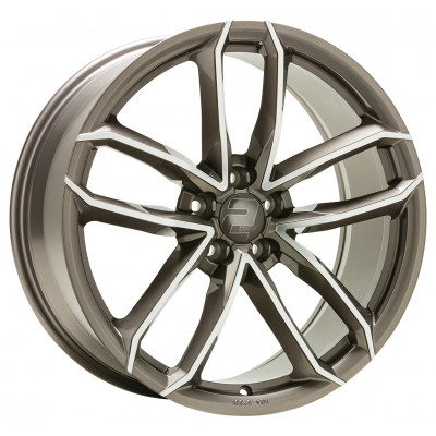 WheelWorld WH33 R18 W8 PCD5x112 ET25 DIA66.6 Platin Grey Polished